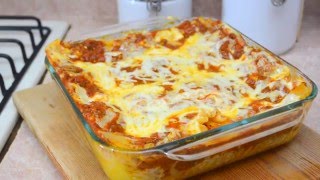 COMO HACER LASAGNA LASAÑA MUY FACIL  Recién Cocinados [upl. by Marcia534]