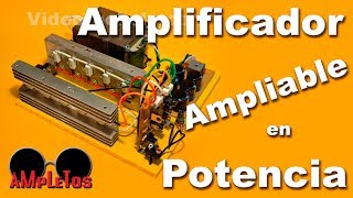 Amplificador de 300W ampliable en potencia hasta 1500W [upl. by Anirahs]