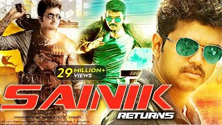 Sainik Returns  South Dubbed Hindi Movie  Vijay Nayanthara [upl. by Einattirb663]