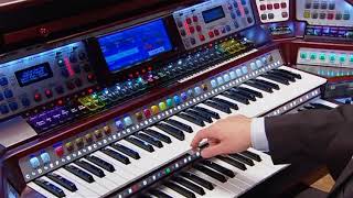 Lowrey Symphony virtual orchestra home organ [upl. by Naerol678]