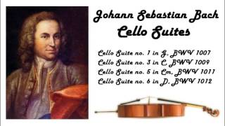 Johann Sebastian Bach  Cello suites in 432 Hz great for reading or studying [upl. by Piefer]