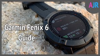 The Garmin Fenix 6 guide 16 tips for settings maps music battery data screens and Connect IQ [upl. by Wheaton]