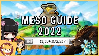 MapleStory Meso Guide 2022  How To Get More Meso  GMS [upl. by Gilmore]