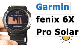 Garmin Fenix 6X Pro Solar review amp comparison amp tests English version [upl. by Cristine]