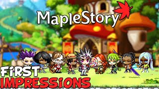 MapleStory 2022 First Impressions quotIs It Worth Playingquot [upl. by Ful158]