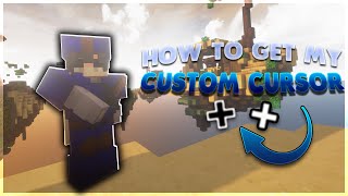 How To Get My Custom Cursor For Minecraft  Refractions 189 PVP Cursor [upl. by Aniuqahs]