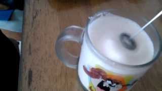 Aerolatte Review Frothing Cold Milk In Under 1 Minute [upl. by Oisor982]