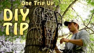 How to Hang a Tree Stand in 5 Minutes [upl. by Ahsertal]